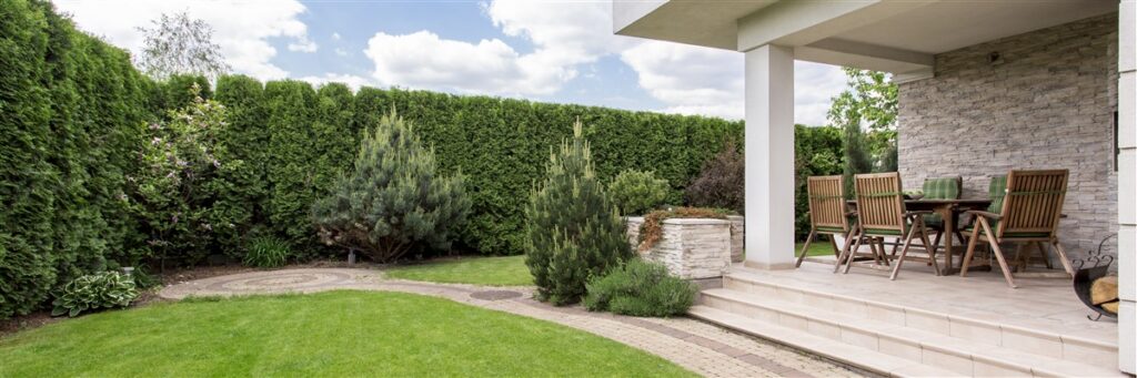 terrasse de jardin avec style