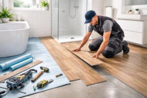 découvrez comment poser un sol stratifié hydrofuge dans votre salle de bain en toute sécurité. suivez nos conseils pratiques pour un revêtement résistant à l'humidité et sans risque.