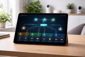 découvrez comment sécuriser l'accès aux comptes réseau vlan avec une tablette domotique pour une gestion intelligente et protégée de votre maison connectée.
