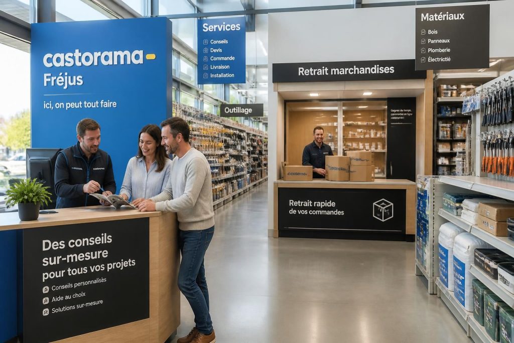 découvrez les services offerts par castorama fréjus, profitez du retrait rapide en magasin et bénéficiez de conseils d'experts pour tous vos projets de bricolage et rénovation.