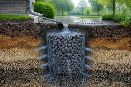 découvrez comment comprendre et utiliser le schéma d'un puits perdu pour optimiser la gestion des eaux pluviales et prévenir les inondations.